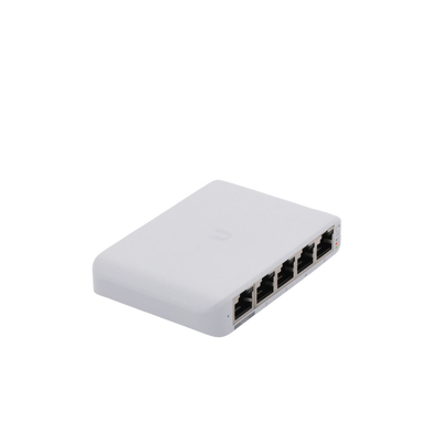 UBIQUITI - Switch UniFi Administrable Compacto de 5 Puertos 10/100/1000 Mbps, soporta entrada de PoE 802.3af/at