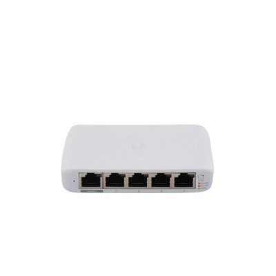 UBIQUITI - Switch UniFi Administrable Compacto de 5 Puertos 10/100/1000 Mbps, soporta entrada de PoE 802.3af/at