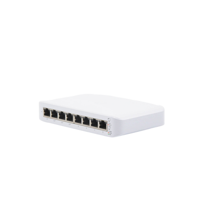 UBIQUITI - Switch UniFi Lite Administrable PoE de 8 Puertos 10/100/1000 Mbps (4 puertos 802.3af/at), 52 W