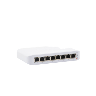 UBIQUITI - Switch UniFi Lite Administrable PoE de 8 Puertos 10/100/1000 Mbps (4 puertos 802.3af/at), 52 W