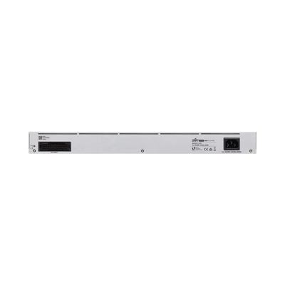 UBIQUITI - UniFi Switch USW-Pro-24-POE Gen2, con funciones capa 3, de 24 puertos PoE 802.3at/bt + 2 puertos 1/10G SFP+, 400W, pantalla informativa