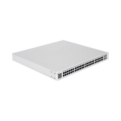 UBIQUITI - UniFi Switch USW-Pro-48-POE Gen2, Capa 3 de 48 puertos PoE 802.3at/bt + 4 puertos 1/10G SFP+, 600W, pantalla informativa