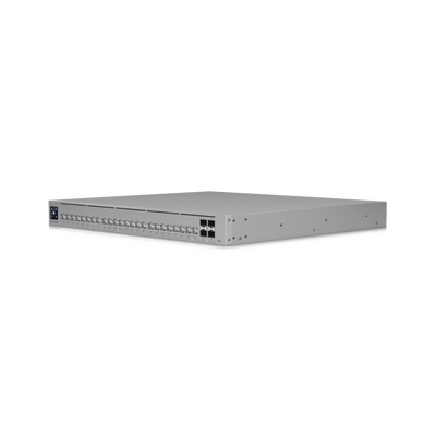 UBIQUITI - UniFi Switch Pro HD Capa 3, 24 puertos Etherlighting POE++ / (22) puertos 2.5 GbE, (2) puertos 10GbE, todos POE++, (4) puertos 10G SFP+, 600W presupuesto POE