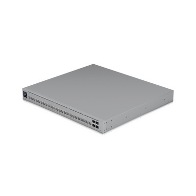 UBIQUITI - UniFi Switch Pro HD Capa 3, 24 puertos Etherlighting POE++ / (22) puertos 2.5 GbE, (2) puertos 10GbE, todos POE++, (4) puertos 10G SFP+, 600W presupuesto POE