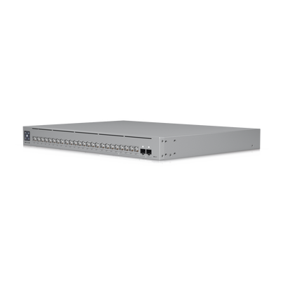 UBIQUITI - UniFi Switch Pro Max 24 POE, 24 puertos (8 puertos POE++ 2.5 GbE y 16 puertos GbE POE+), 2 puertos SFP+ 10G, 400W, pantalla táctil