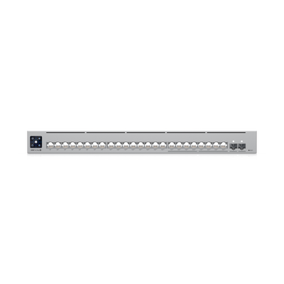 UBIQUITI - UniFi Switch Pro Max 24 POE, 24 puertos (8 puertos POE++ 2.5 GbE y 16 puertos GbE POE+), 2 puertos SFP+ 10G, 400W, pantalla táctil