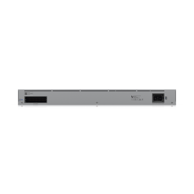UBIQUITI - UniFi Switch Pro Max 24 POE, 24 puertos (8 puertos POE++ 2.5 GbE y 16 puertos GbE POE+), 2 puertos SFP+ 10G, 400W, pantalla táctil