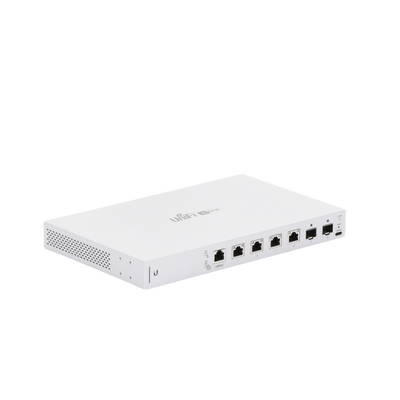 UBIQUITI - Switch UniFi 7 puertos (1 x consola, 4 x PoE++ 802.3bt y 2 SFP+)