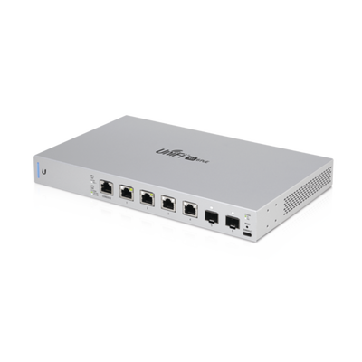 UBIQUITI - Switch UniFi 7 puertos (1 x consola, 4 x PoE++ 802.3bt y 2 SFP+)
