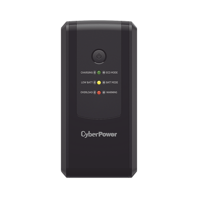CYBERPOWER - UPS de 1000 VA/500 W, Topología Línea Interactiva, Entrada 120 Vca  NEMA 5-15P, y 8 Salidas NEMA 5-15R, Con Regulador de Voltaje (AVR)