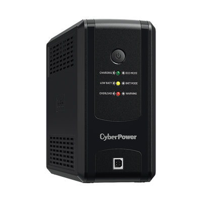 CYBERPOWER - UPS de 1000 VA/500 W, Topología Línea Interactiva, Entrada 120 Vca  NEMA 5-15P, y 8 Salidas NEMA 5-15R, Puerto USB, Con Regulador de Voltaje (AVR)