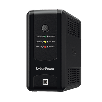 CYBERPOWER - UPS de 1000 VA/500 W, Topología Línea Interactiva, Entrada 120 Vca  NEMA 5-15P, y 8 Salidas NEMA 5-15R, Puerto USB, Con Regulador de Voltaje (AVR)