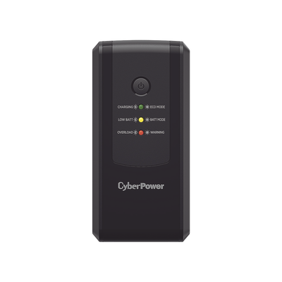 CYBERPOWER - UPS de 550 VA/275 W, Topología Línea Interactiva, Entrada 120 Vca NEMA 5-15P, y 8 Salidas NEMA 5-15R, Con Regulador de Voltaje (AVR)