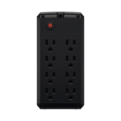 CYBERPOWER - UPS de 550 VA/275 W, Topología Línea Interactiva, Entrada 120 Vca NEMA 5-15P, y 8 Salidas NEMA 5-15R, Puerto USB, Con Regulador de Voltaje (AVR)