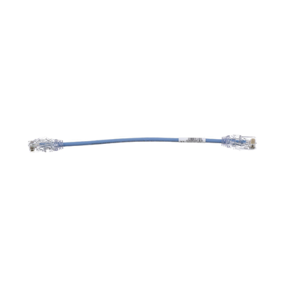 PANDUIT - Cable de Parcheo TX6, UTP Cat6, Diámetro Reducido (28AWG), Color Azul, 20 cm (7.87 pulgadas)