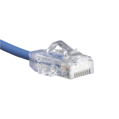 PANDUIT - Cable de Parcheo TX6, UTP Cat6, Diámetro Reducido (28AWG), Color Azul, 20 cm (7.87 pulgadas)