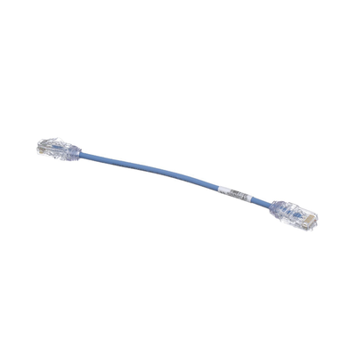 PANDUIT - Cable de Parcheo TX6, UTP Cat6, Diámetro Reducido (28AWG), Color Azul, 20 cm (7.87 pulgadas)