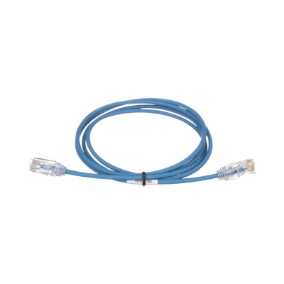 PANDUIT - Cable de Parcheo TX6, UTP Cat6, Diámetro Reducido (28AWG), Color Azul, 3.05 Metros (10 Pies)