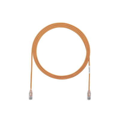 PANDUIT - Cable de Parcheo TX6, UTP Cat6, Diámetro Reducido (28AWG), Color Naranja, 3.05 Metros (10 Pies)