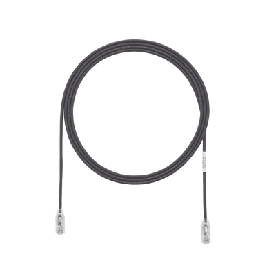 PANDUIT - Cable de Parcheo TX6, UTP Cat6, Diámetro Reducido (28AWG), Color Negro, 4.57 Metros (15 Pies)
