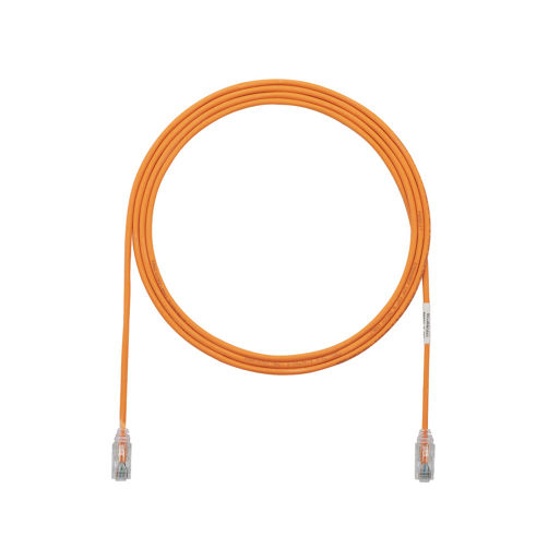 PANDUIT - Cable de Parcheo TX6, UTP Cat6, Diámetro Reducido (28AWG), Color Naranja, 4.57 Metros (15 Pies)