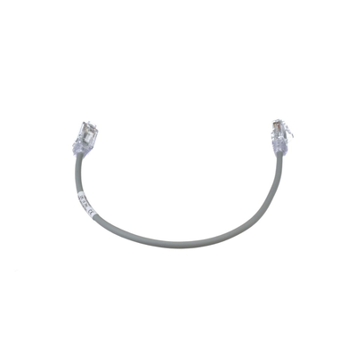 PANDUIT - Cable de Parcheo TX6, UTP Cat6, Diámetro Reducido (28AWG), Color Gris, 0.30 Metros (1 Pie)