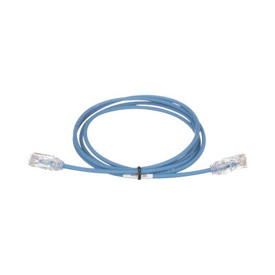PANDUIT - Cable de Parcheo TX6, UTP Cat6, Diámetro Reducido (28AWG), Color Azul, 7.32 Metros (24 Pies)