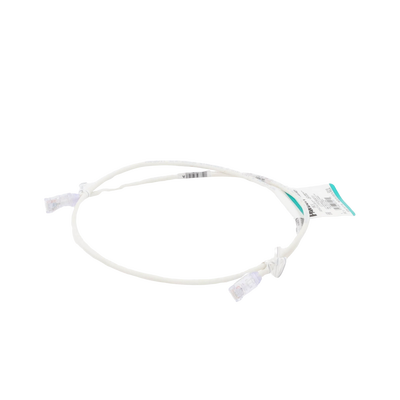 PANDUIT - Cable de Parcheo TX6, UTP Cat6, Diámetro Reducido (28AWG), Color Blanco Mate, 0.91 Metros (3 Pies)