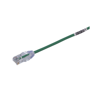 PANDUIT - Cable de Parcheo TX6, UTP Cat6, Diámetro Reducido (28AWG), Color Verde, 9.14 Metros (30 Pies)