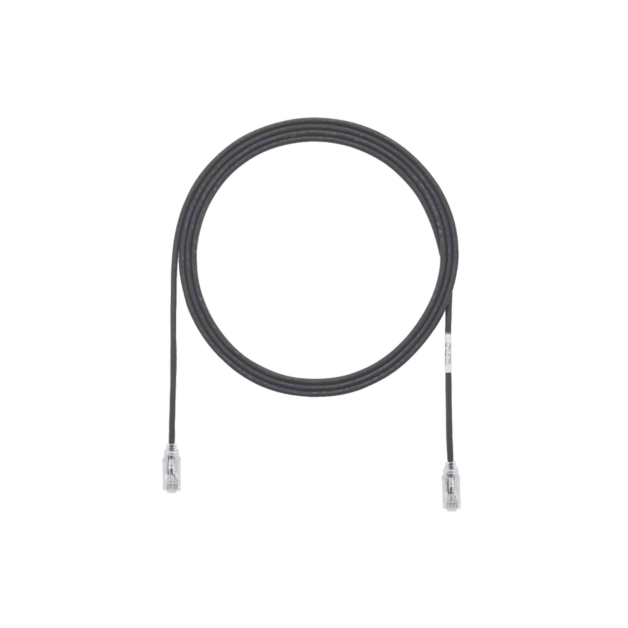 PANDUIT - Cable de Parcheo TX6, UTP Cat6, Diámetro Reducido (28AWG), Color Negro, 3 Metros