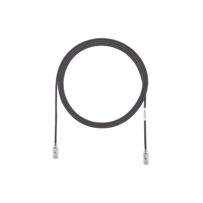PANDUIT - Cable de Parcheo TX6, UTP Cat6, Diámetro Reducido (28AWG), Color Negro, 0.91 Metros (3 Pies)