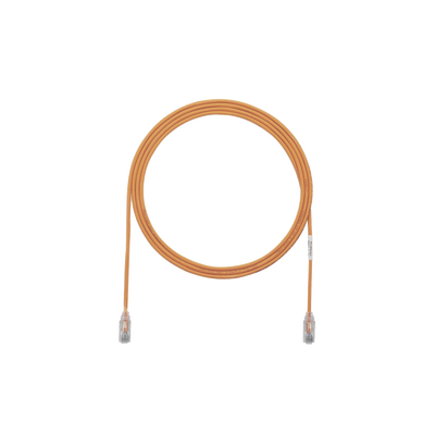 PANDUIT - Cable de Parcheo TX6, UTP Cat6, Diámetro Reducido (28AWG), Color Naranja, 0.91 Metros (3 Pies)