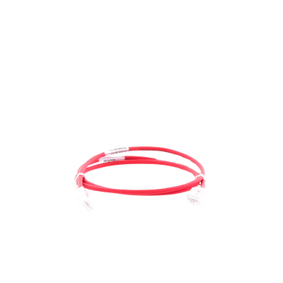 PANDUIT - Cable de Parcheo TX6, UTP Cat6, Diámetro Reducido (28AWG), Color Rojo, 0.91 Metros (3 Pies)