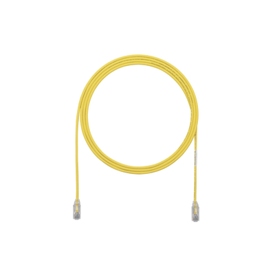PANDUIT - Cable de Parcheo TX6, UTP Cat6, Diámetro Reducido (28AWG), Color Amarillo, 0.91 Metros (3 Pies)