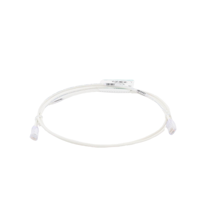 PANDUIT - Cable de Parcheo TX6, UTP Cat6, Diámetro Reducido (28AWG), Color Blanco Mate, 1.52 Metros (5 Pies)