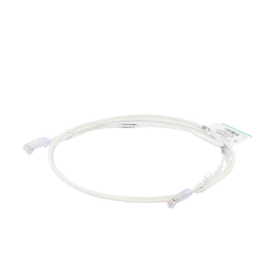 PANDUIT - Cable de Parcheo TX6, UTP Cat6, Diámetro Reducido (28AWG), Color Blanco Mate, 1.52 Metros (5 Pies)