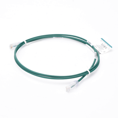 PANDUIT - Cable de Parcheo TX6, UTP Cat6, Diámetro Reducido (28AWG), Color Verde, 1.52 Metros (5 Pies)