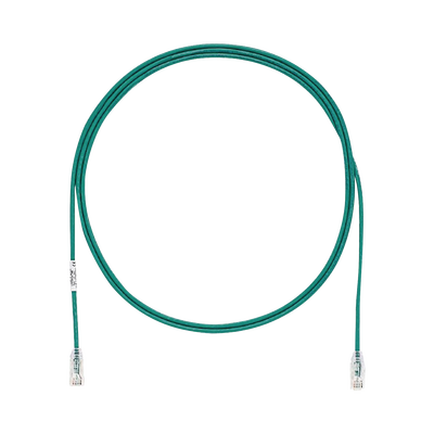 PANDUIT - Cable de Parcheo TX6, UTP Cat6, Diámetro Reducido (28AWG), Color Verde, 1.52 Metros (5 Pies)