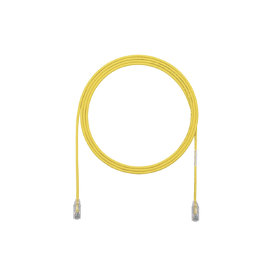 PANDUIT - Cable de Parcheo TX6, UTP Cat6, Diámetro Reducido (28AWG), Color Amarillo, 1.52 Metros (5 Pies)