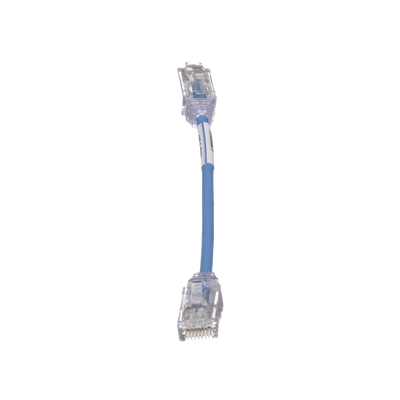 PANDUIT - Cable de Parcheo TX6, UTP Cat6, Diámetro Reducido (28AWG), Color Azul, 15.2 cm (6 pulgadas)