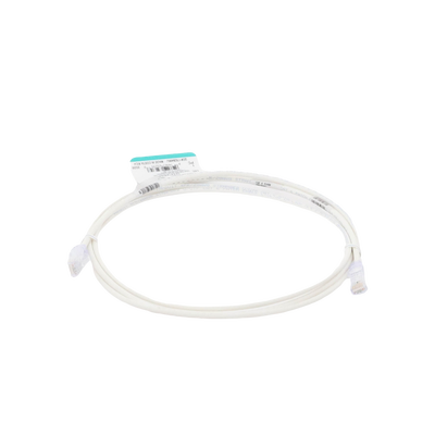 PANDUIT - Cable de Parcheo TX6, UTP Cat6, Diámetro Reducido (28AWG), Color Blanco Mate, 2.13 Metros (7 Pies)