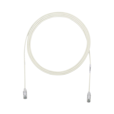 PANDUIT - Cable de Parcheo TX6, UTP Cat6, Diámetro Reducido (28AWG), Color Gris, 2.13 Metros (7 Pies)