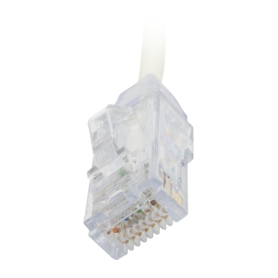 PANDUIT - Cable de Parcheo TX6, UTP Cat6, Diámetro Reducido (28AWG), Color Blanco, 20.32 cm (8 Pulgadas)