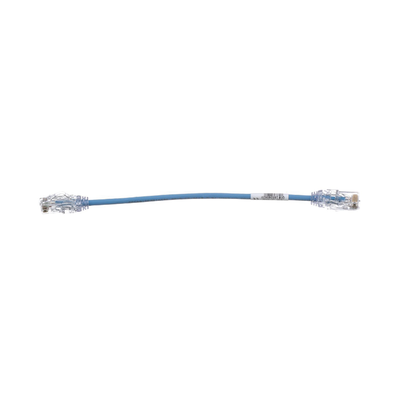 PANDUIT - Cable de Parcheo TX6, UTP Cat6, Diámetro Reducido (28AWG), Color Azul, 20.2 cm (8 Pulgadas)