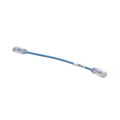 PANDUIT - Cable de Parcheo TX6, UTP Cat6, Diámetro Reducido (28AWG), Color Azul, 20.2 cm (8 Pulgadas)