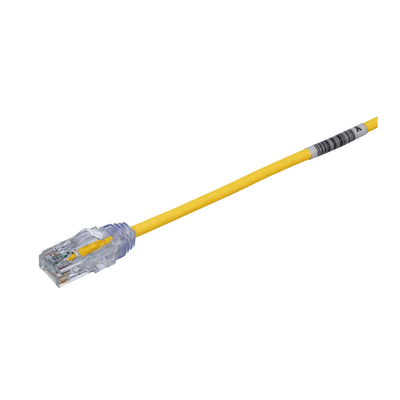 PANDUIT - Cable de Parcheo TX6, UTP Cat6, Diámetro Reducido (28AWG), Color Amarillo, 20.2 cm (8 Pulgadas)