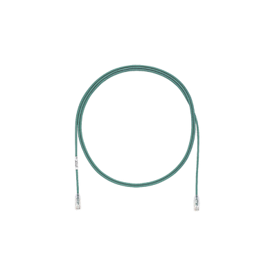 PANDUIT - Cable de Parcheo TX6, UTP Cat6, Diámetro Reducido (28AWG), Color Verde, 2.74 Metros (9 Pies)