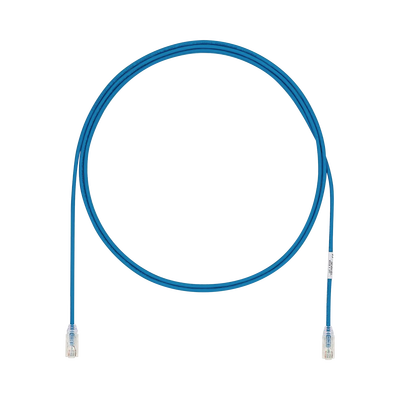 PANDUIT - Cable de Parcheo UTP Cat6A, CM/LSZH, Diámetro Reducido (28AWG), Color Azul, 4.57 Metros (15 Pies)