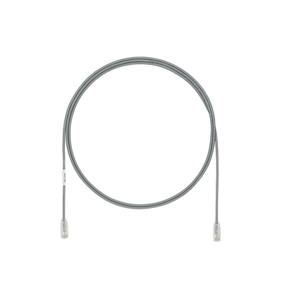 PANDUIT - Cable de Parcheo UTP Cat6A, CM/LSZH, Diámetro Reducido (28AWG), Color Gris, 4.57 Metros (15 Pies)