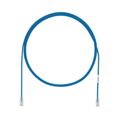PANDUIT - Cable de Parcheo UTP Cat6A, CM/LSZH, Diámetro Reducido (28AWG), Color Azul, 17 Metros (55.77 Pies)